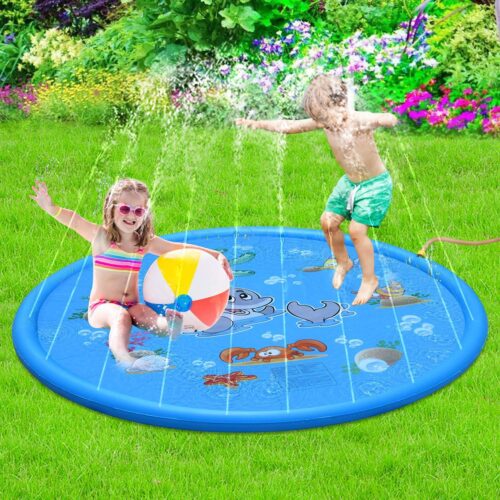 Durable Children’s Water Spray Pool Mat Splash Sprinkle Play Pad Mat